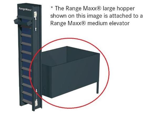 Elevator beholder stor lagringskapasitet ± 6.000 balls