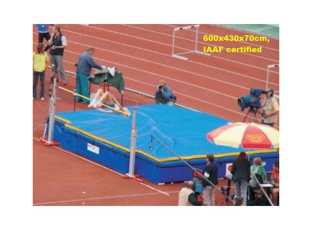 Høydehoppmatte 6x4m IAAF sertifisert