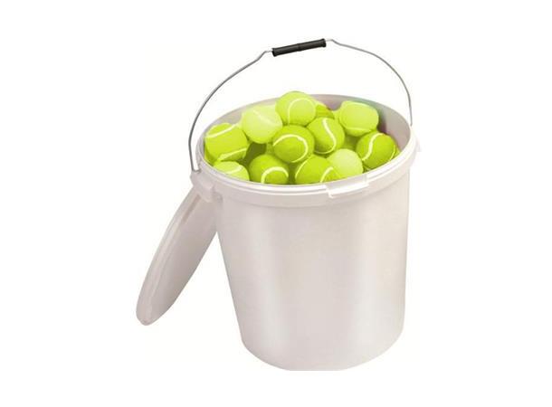 Tennisballer 60 stk med bøtte 