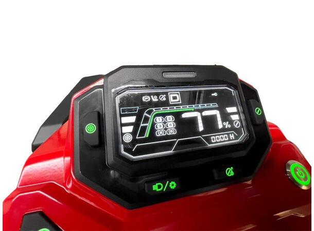 TurfBoy TB1 Eco DC Inkludert 4x batteri 10Ah 