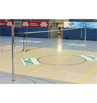 Volleyballstolper 80x80mm Innendørs og utendørs