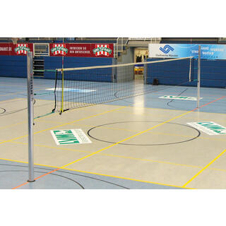 Volleyballstolper 80x80mm Innendørs og utendørs