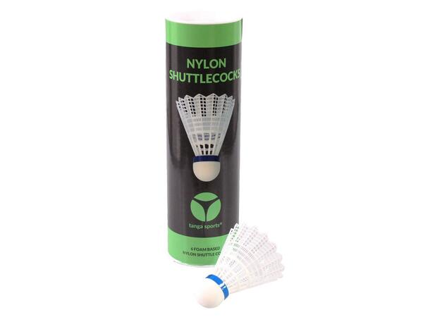 tanga sports® Badmintonballer Hvit Medium - 6stk