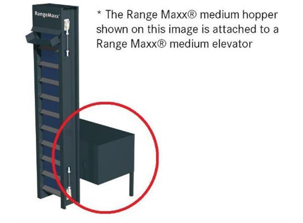 Elevator beholder medium lagringskapasitet ± 900 balls