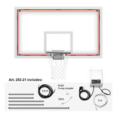 LED-lys til Basketballplate