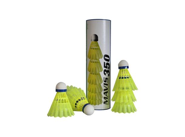 Yonex® Badmintonballer MAVIS 350 Medium - gul - 6stk