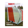 11'er nett rund bøyle Rødt/Hvitt 100mm