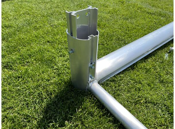 5'er fotballmål 3 x 2 m Solid