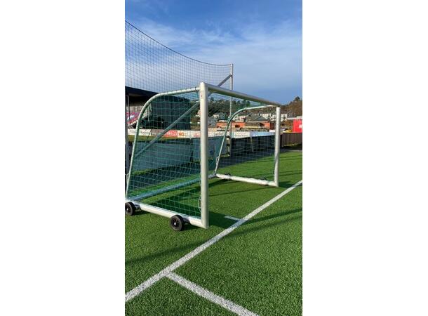 5'er fotballmål 3 x 2m NS nett/hjul 10 års garanti 