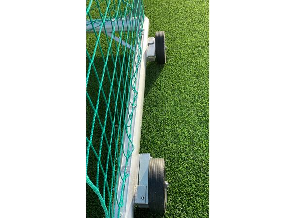 5'er fotballmål 3 x 2m NS nett/hjul 10 års garanti 