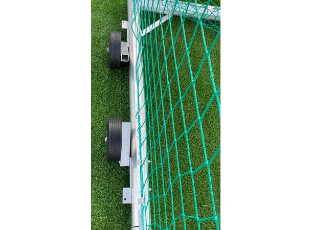 5'er fotballmål 3 x 2m nett/hjul 10 års garanti 