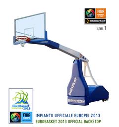 Basketsystem med høydejustering FIBA 1