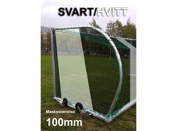 11'er nett rund bøyle B-VARE Svart/Hvitt 100mm