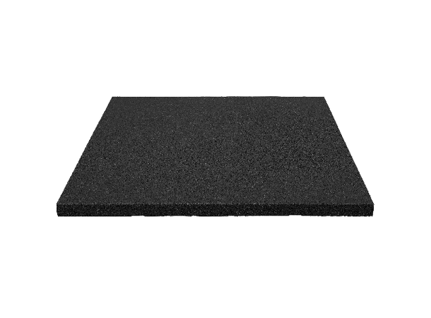 Fallunderlag - 150 cm fallhøyde 100x100x4,5 cm - Svart 