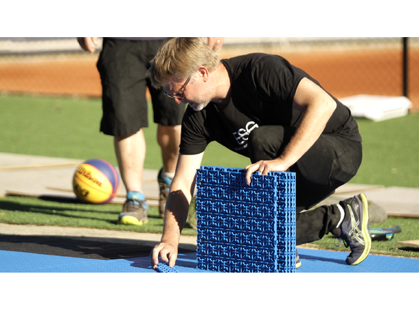 Gulv - Multisportgulv POPtennis, Pris per kvm