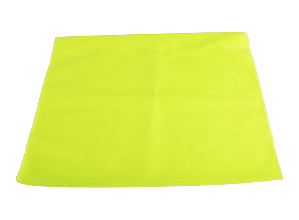 Hjørneflagg Gul 45x45 cm  30mm 