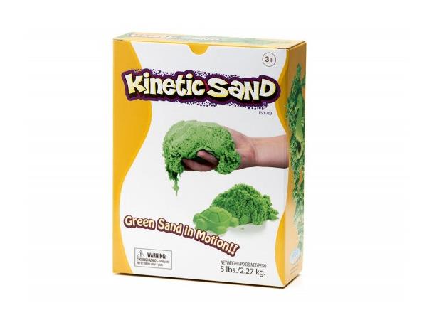 Kinetisk Sand, 2,27 kg, grønn