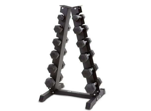 Manualsett Heksagonal 2-9kg med stativ