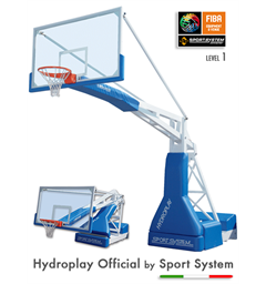 Basketsystem Hydroplay manuell FIBA 1 Godkjent