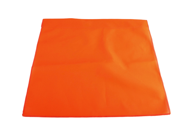 Hjørneflagg Orange 45x45 cm  30mm 30mm 