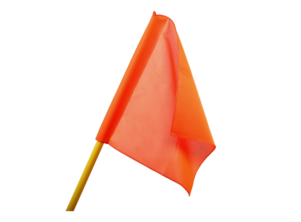 Hjørneflagg Orange 45x45 cm  30mm 