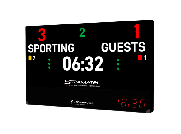 LED resultattavle - Utendørs Vis animasjoner og video! 3-i-1 