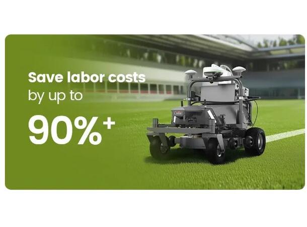 Robot kombi linjering og klipper Klipping og linjering i èn maskin!