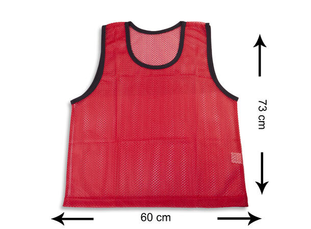 10 stk Treningsvest - X-Large - Rød