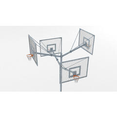 2-sidig basketballanlegg