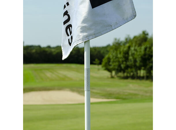 Flaggstang O-Tour Lite 230 cm Gul - Svart bunn 35 cm 