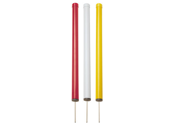 PVC hindermarkering 63cm, rød Rund m/stålspiss (Pattisson)