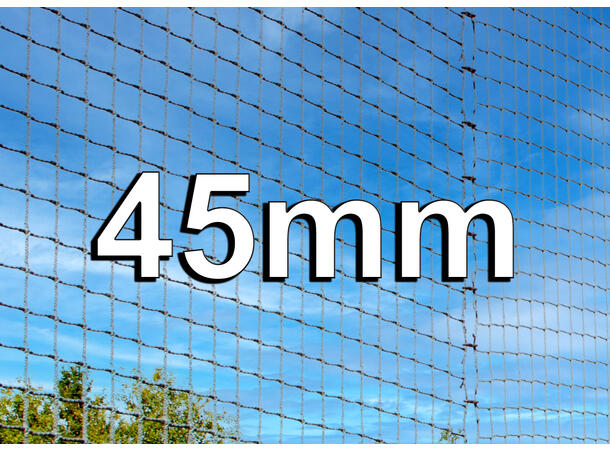 Ballfangernett 15x5m i 45mm masker