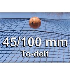 Ballfangernett 5x50m 45/100mm Svart (tilgj. i andre farger)