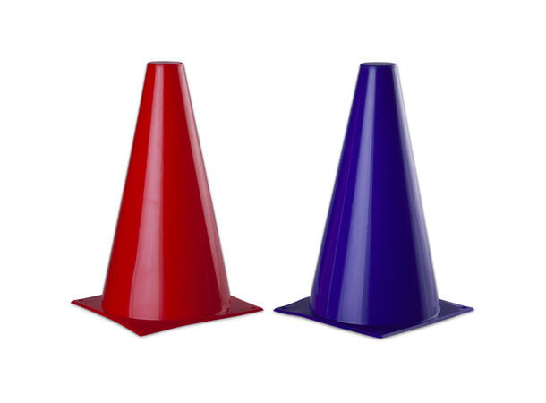 Sett: kjegler 10 stk - 23 cm 