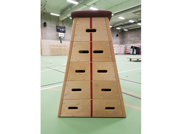 Sprangkasse 5 deler Trapesformet - Med hjul 