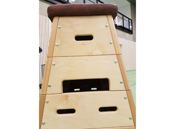 Sprangkasse 6 deler Trapesformet - Med hjul