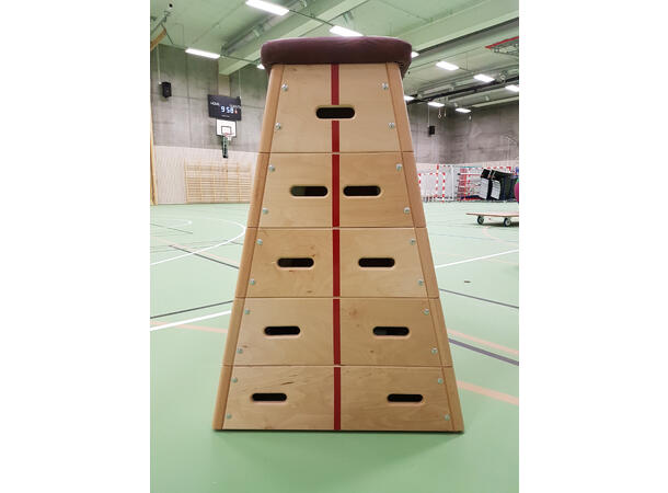 Sprangkasse 6 deler Trapesformet - Med hjul