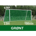 11'er nett fotballmål D: 0,8/2,0 m Grønt 100mm