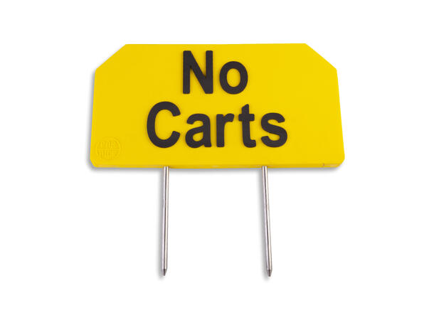 Wht/Grn, No Carts Past Here PA5610-03 