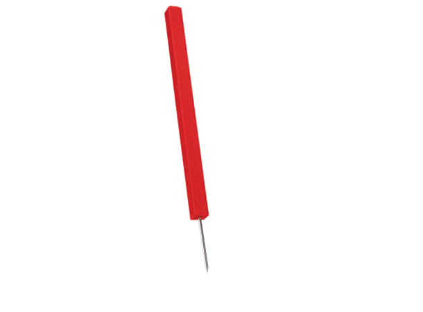 Hindermarkering Rød 46cm Med metallspiss (PA11430)