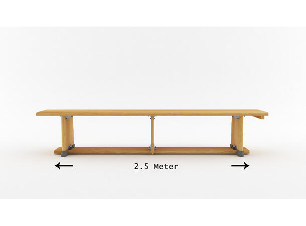 Gymnastikkbenk 2,5m B-vare 