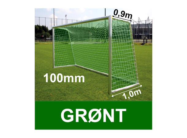 5'er nett fotballmål D:0,9/1,0 m Grønt 45mm (Standard) 