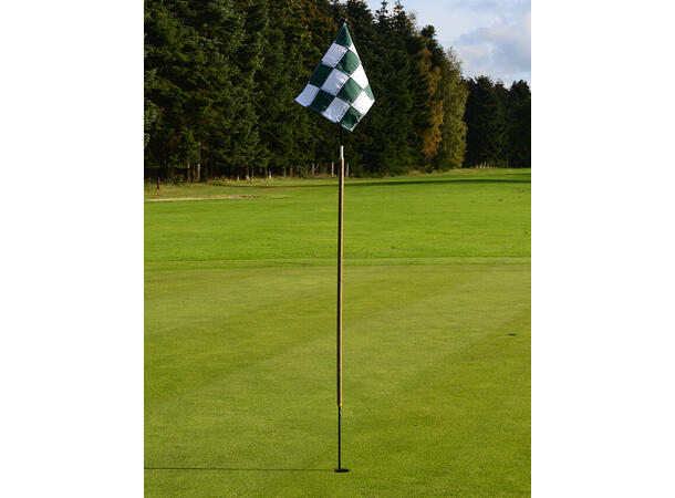 Flaggstang O-Wood 230 cm Tre - Sort bunn 