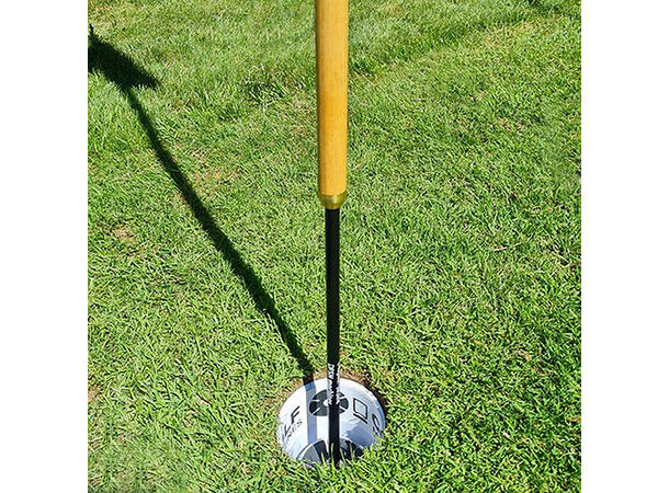 Flaggstang O-Wood 180 cm Tre - Sort bunn 