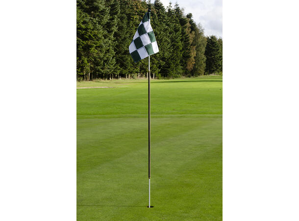 Flaggstang O-Wood 300 cm Tre - Sort bunn 