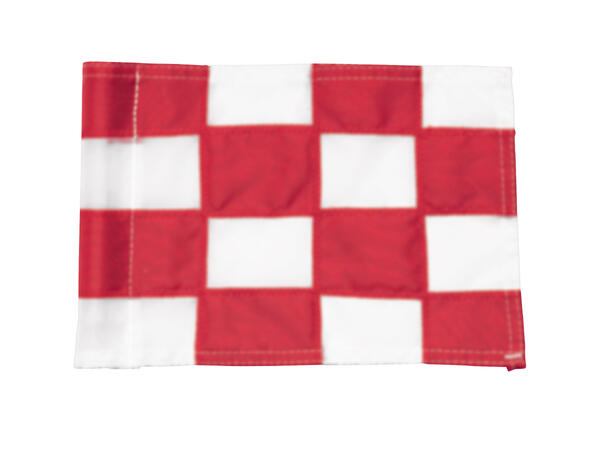 Checkered Flags (PAT) - Red/White Sett of 9 pcs 