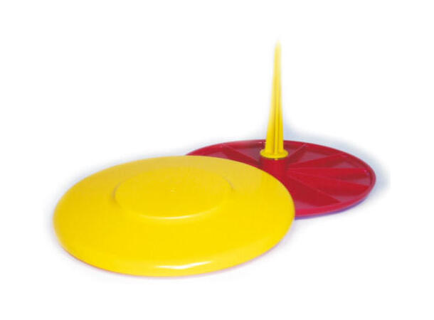 Fairwayplate gul 350mm 