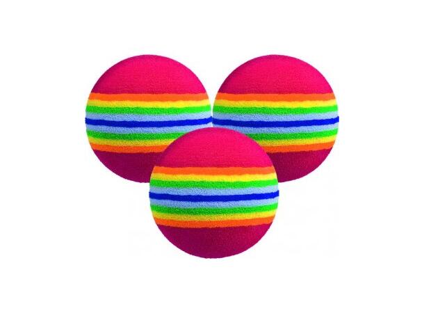 Skumgummi golfball for innebruk (6 stk) 