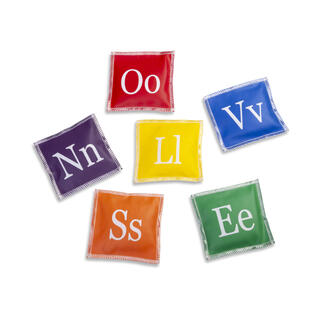 Ertepose med bokstaver - Pakke med 29stk