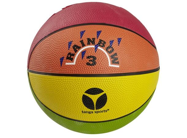 Kübler Sport® Basketball Regnbuefarget Størrelse 3